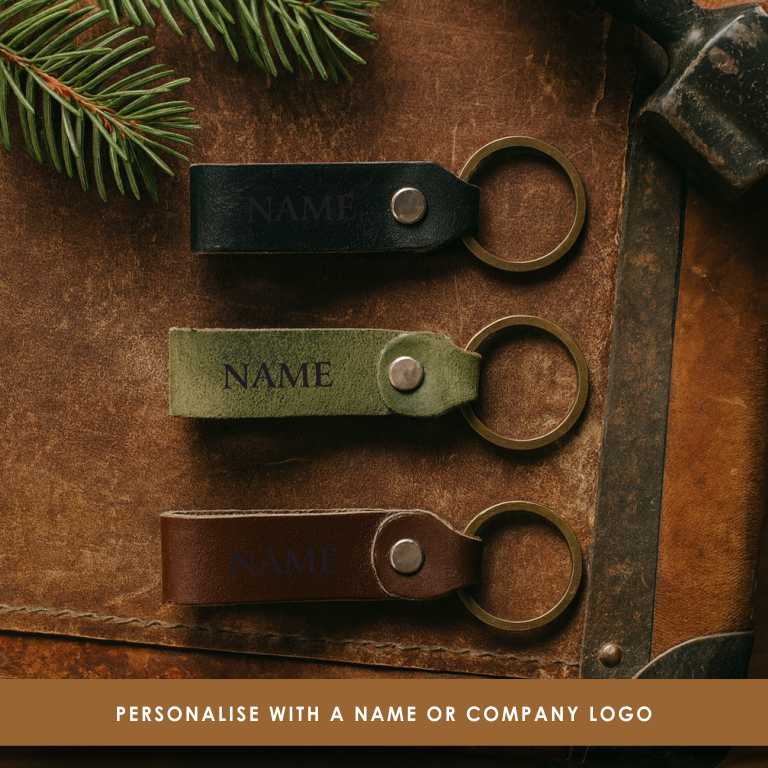 Classic Leather Keychain
