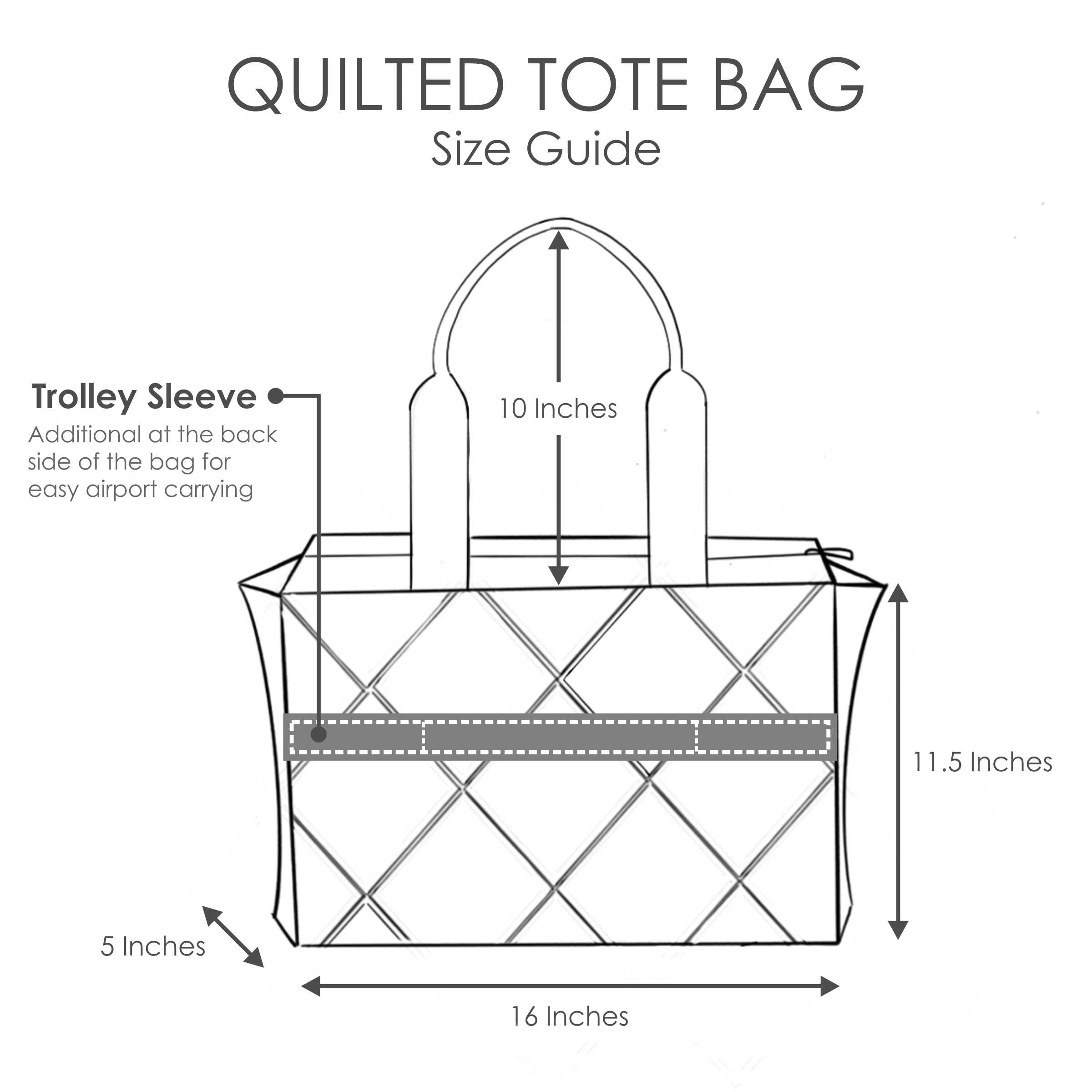 Quilted Women Tote Bag