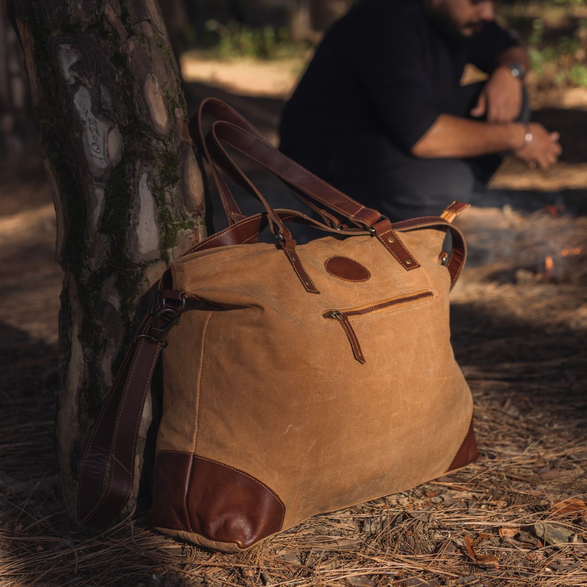 Weekender Duffel Bag – Brown