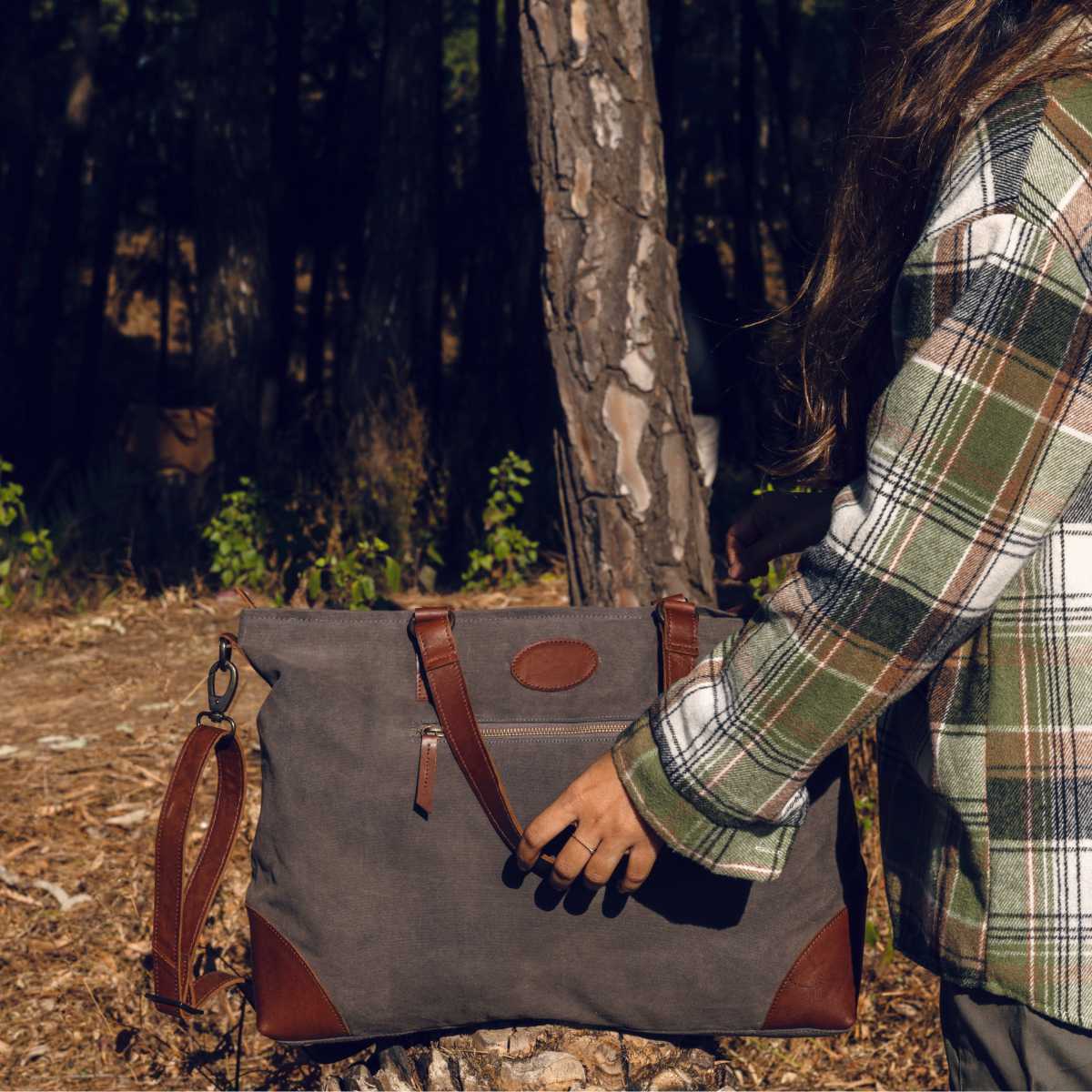 Weekender Duffel Bag – Grey