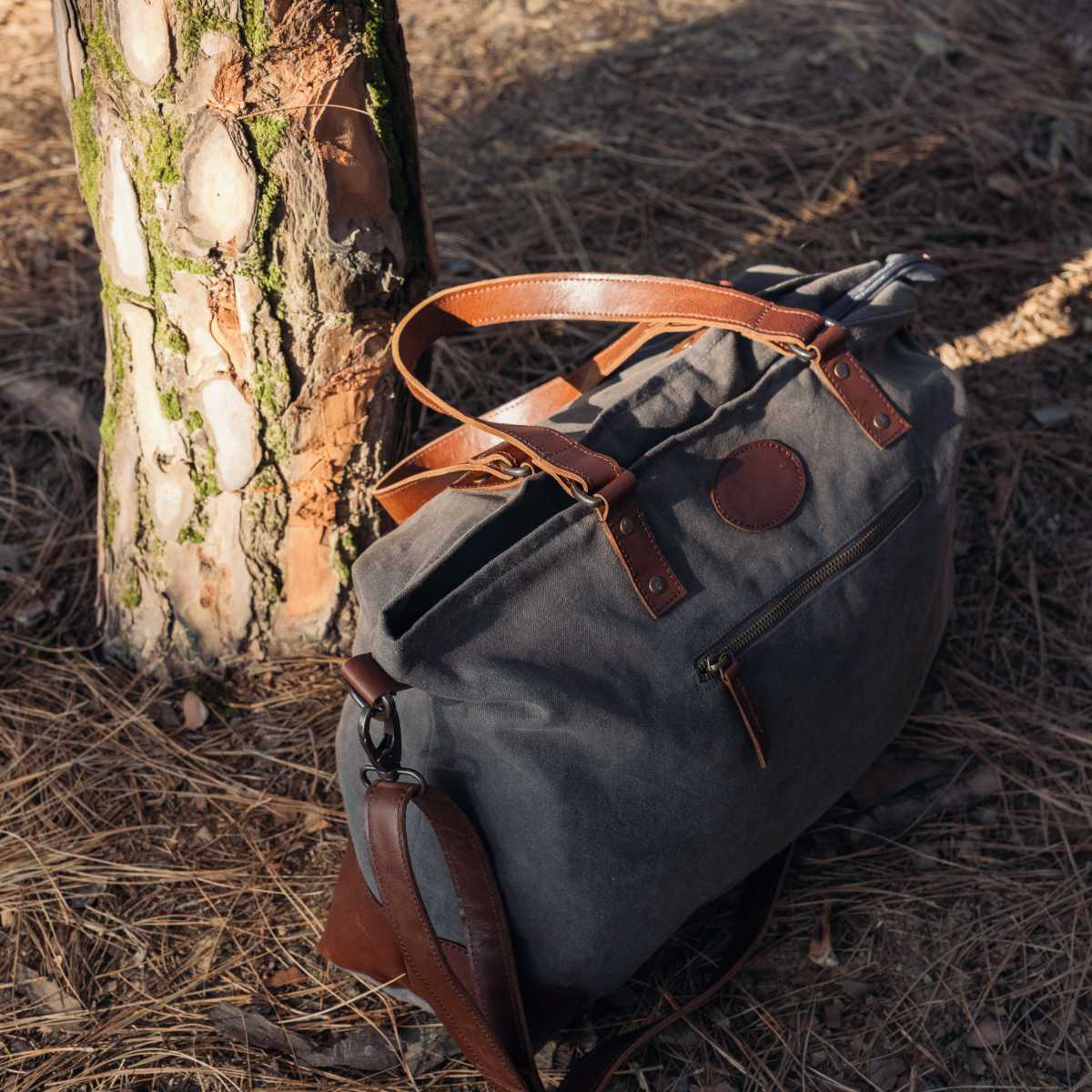 Weekender Duffel Bag – Grey