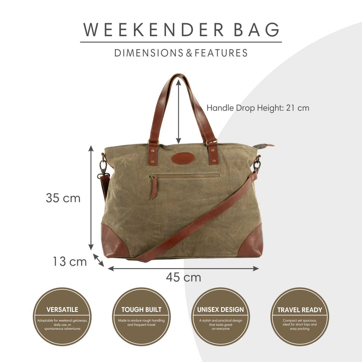 Weekender Duffel Bag – Olive