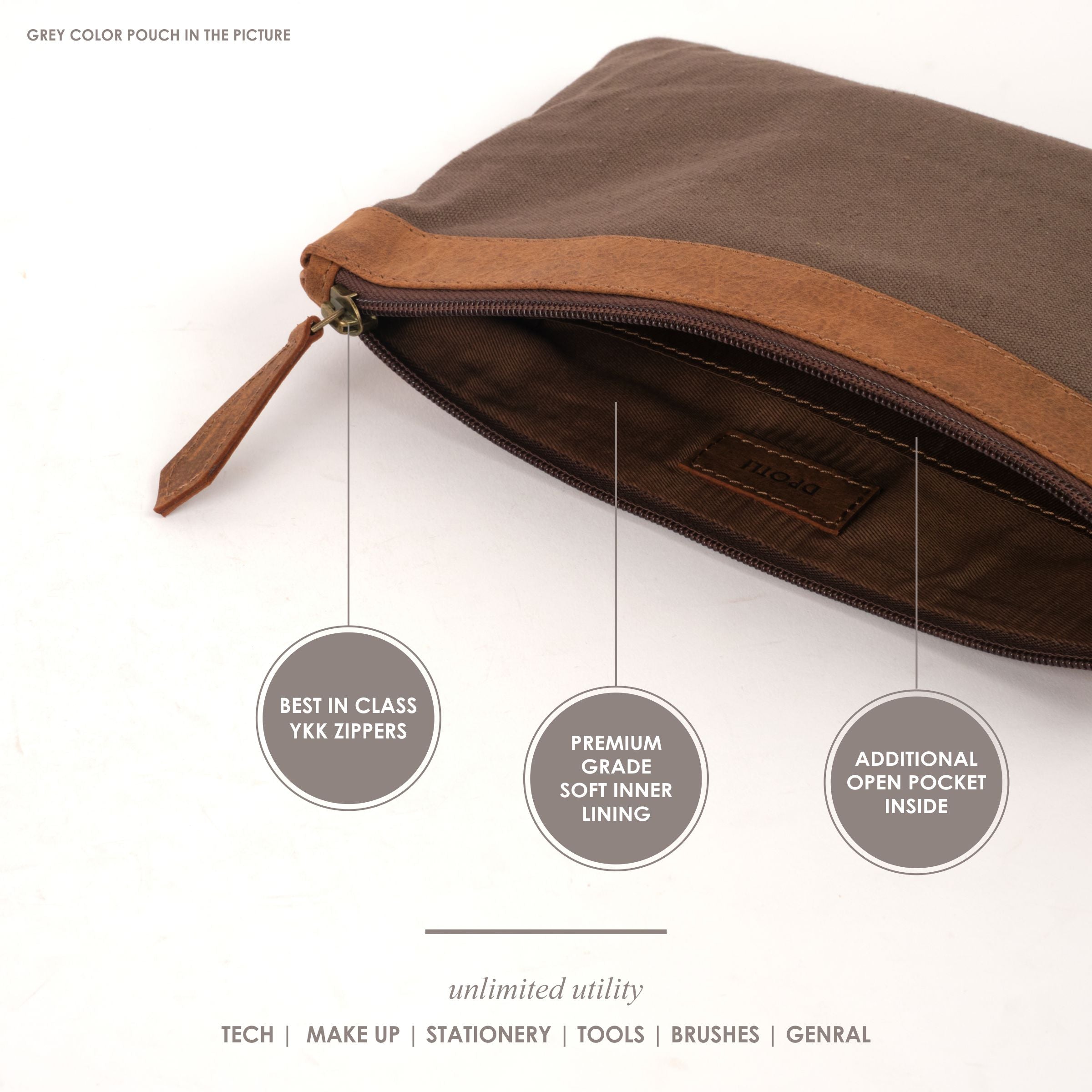 Canvas Utility Pouch - Dpotli