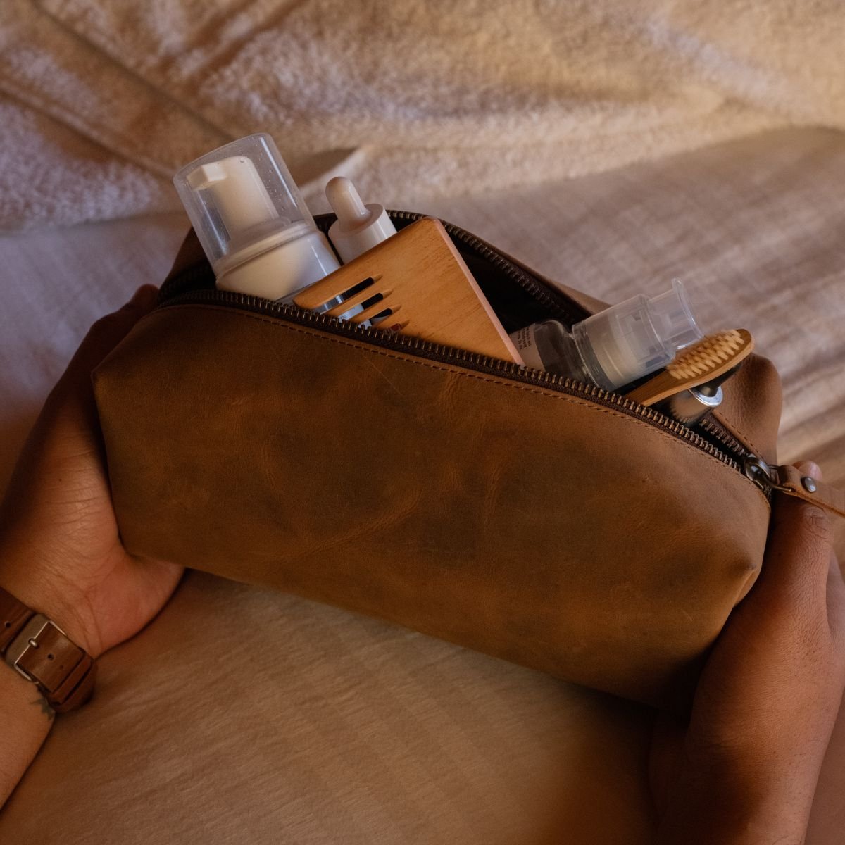 Leather Dopp Kit - Dpotli