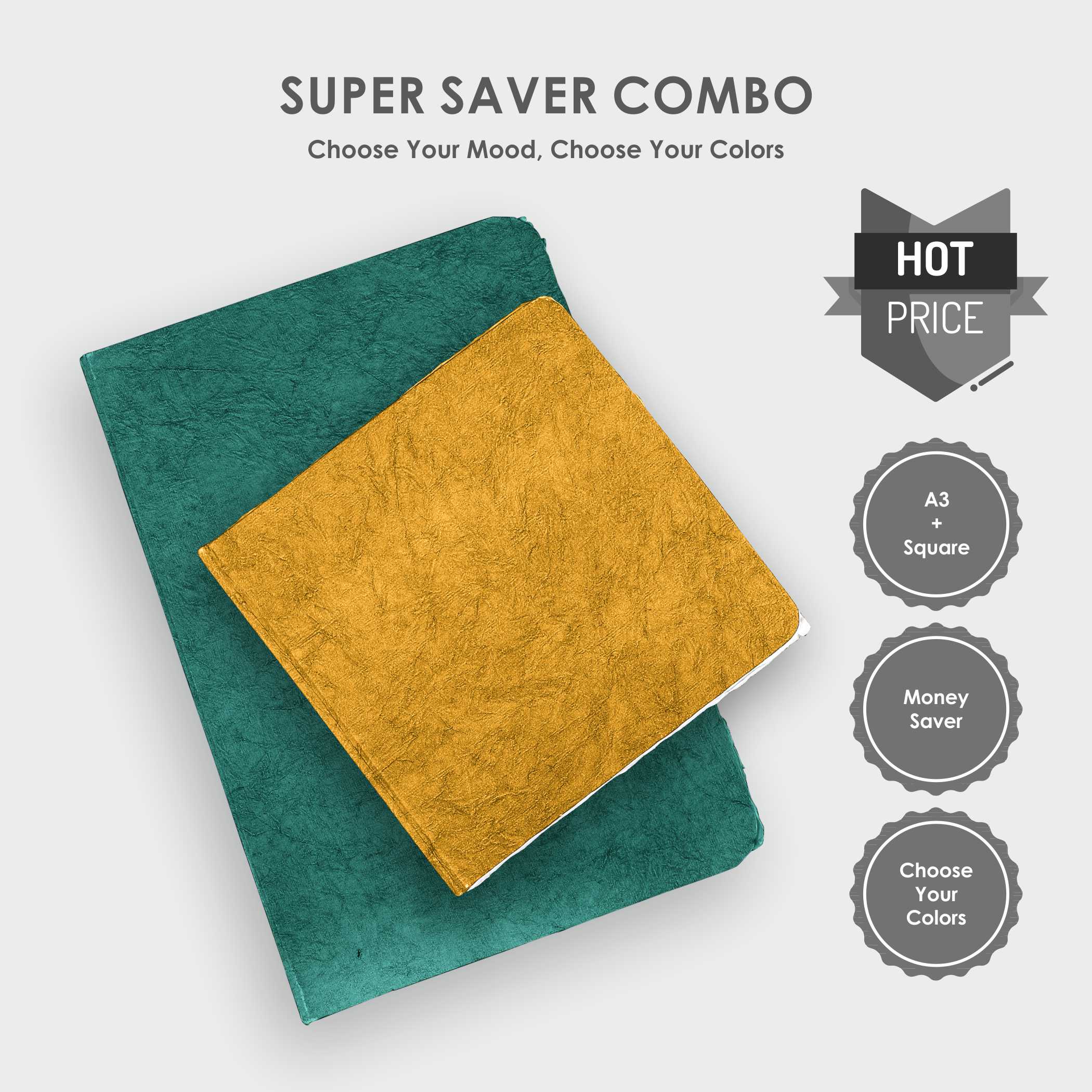 Moonrock Art Journal | 11 x 15.5 inches - Dpotli