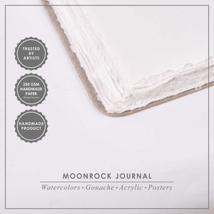 Square Moonrock Art Journal