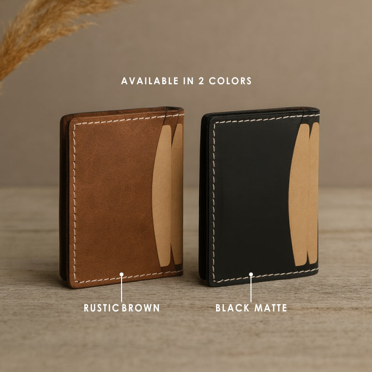 Bifold Leather Card Wallet