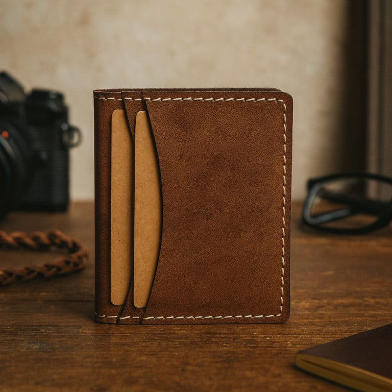 Bifold Leather Card Wallet