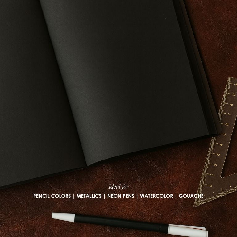 Black Paper Softbound Art Pad