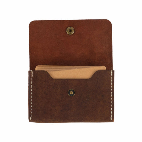 Business Card Holder Brown