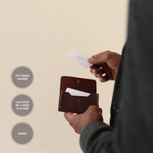 Load image into Gallery viewer, Business Card Holder Brown
