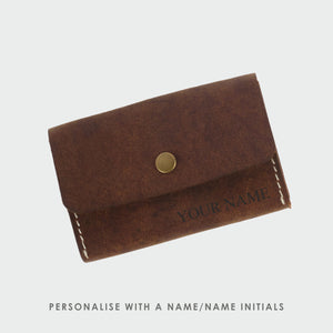 Business Card Holder Brown