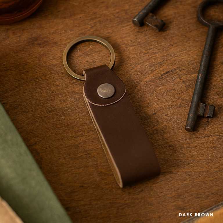 Classic Leather Keychain