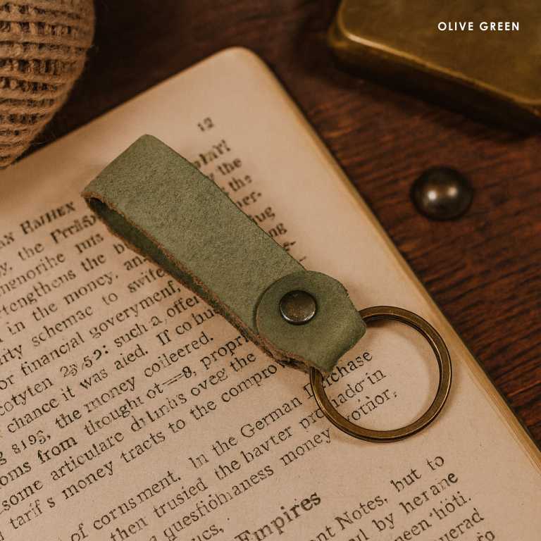 Classic Leather Keychain