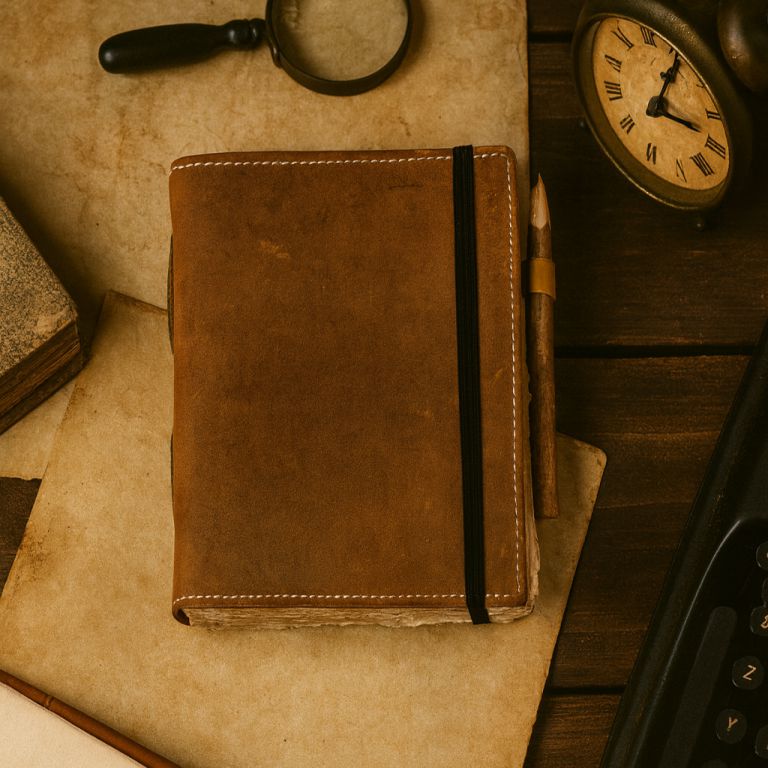 Elastic Closure Leather Journal