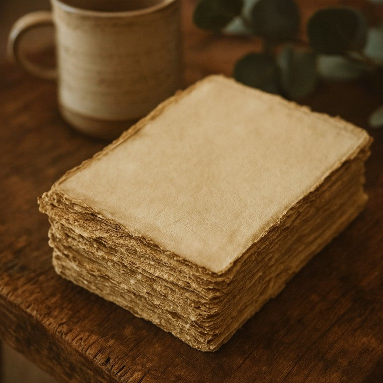 Handmade Cotton Paper- Antique Tone
