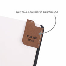 Load image into Gallery viewer, Personalised Leather Bookmarks