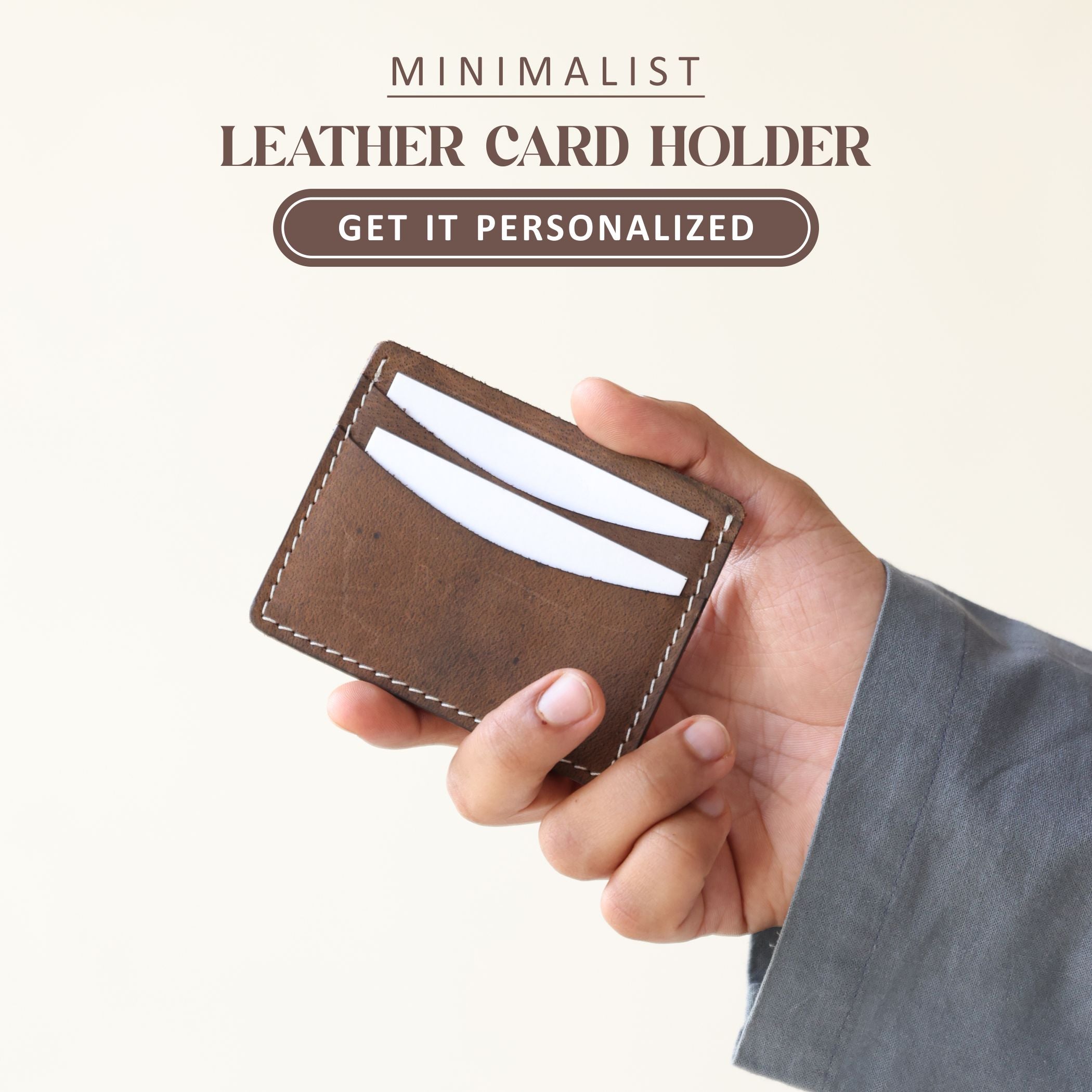 Leather Card Holder – Slim and Minimalist Design