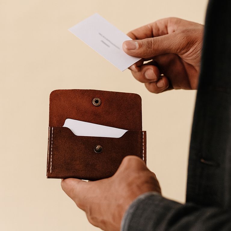 Leather Business Card Case