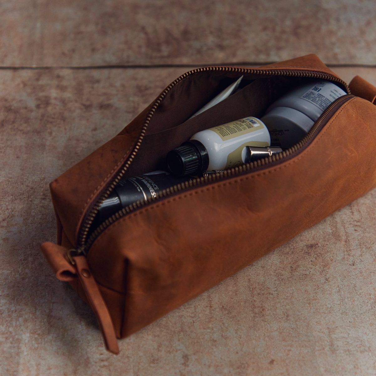 Leather Dopp Kit