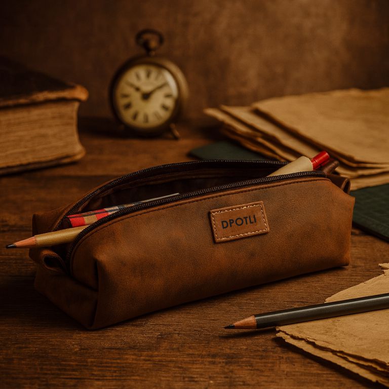 Leather Stationery Pouch