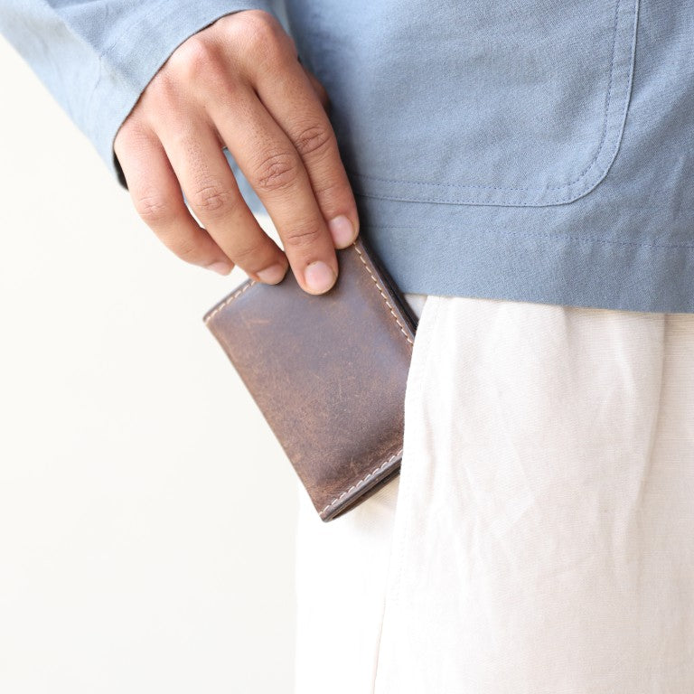 Minimalist Bifold Leather Wallet