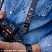 Load image into Gallery viewer, Leather Camera Strap - Made with Peak Design Anchor Links