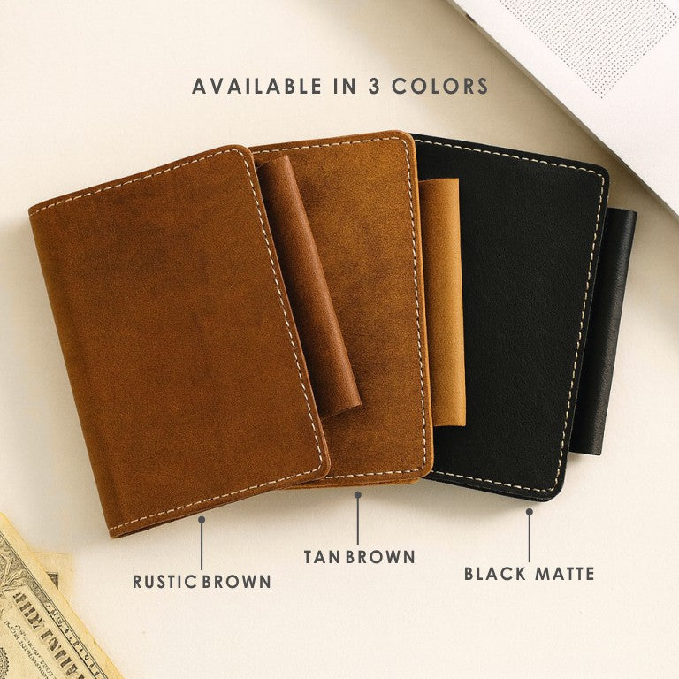 Personalised Leather Passport Cover