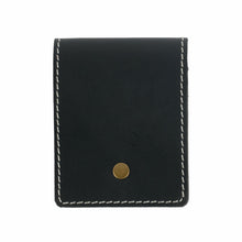 Load image into Gallery viewer, Vertical Bifold Wallet Black