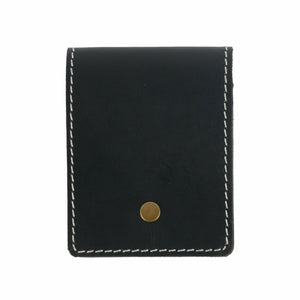 Vertical Bifold Wallet Black