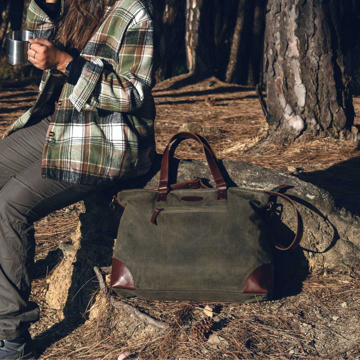 Olive Weekender Bag