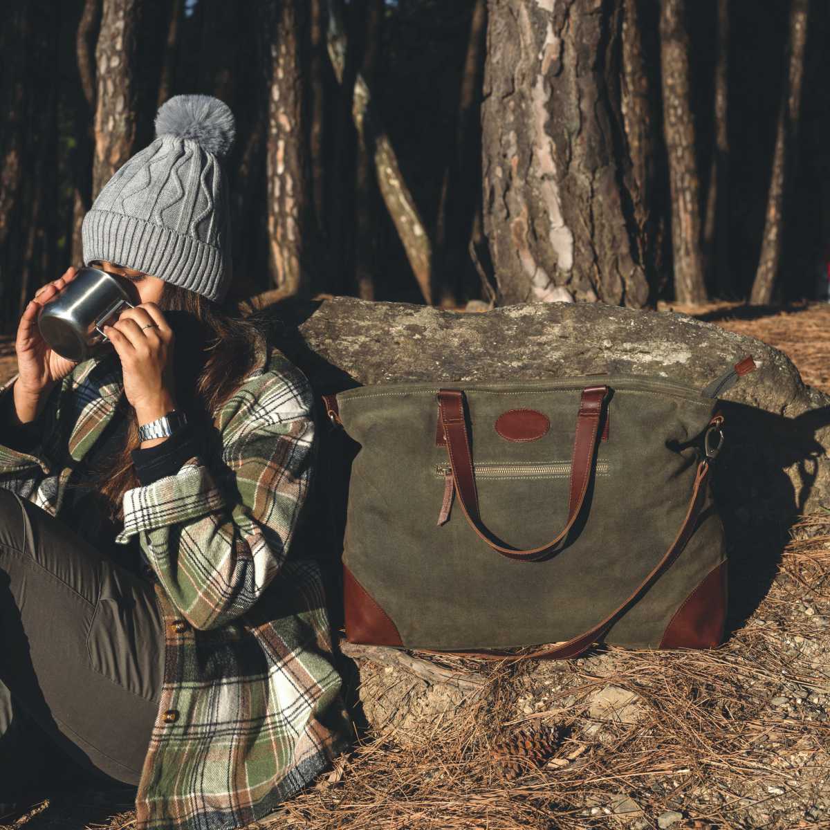 Olive Weekender Bag