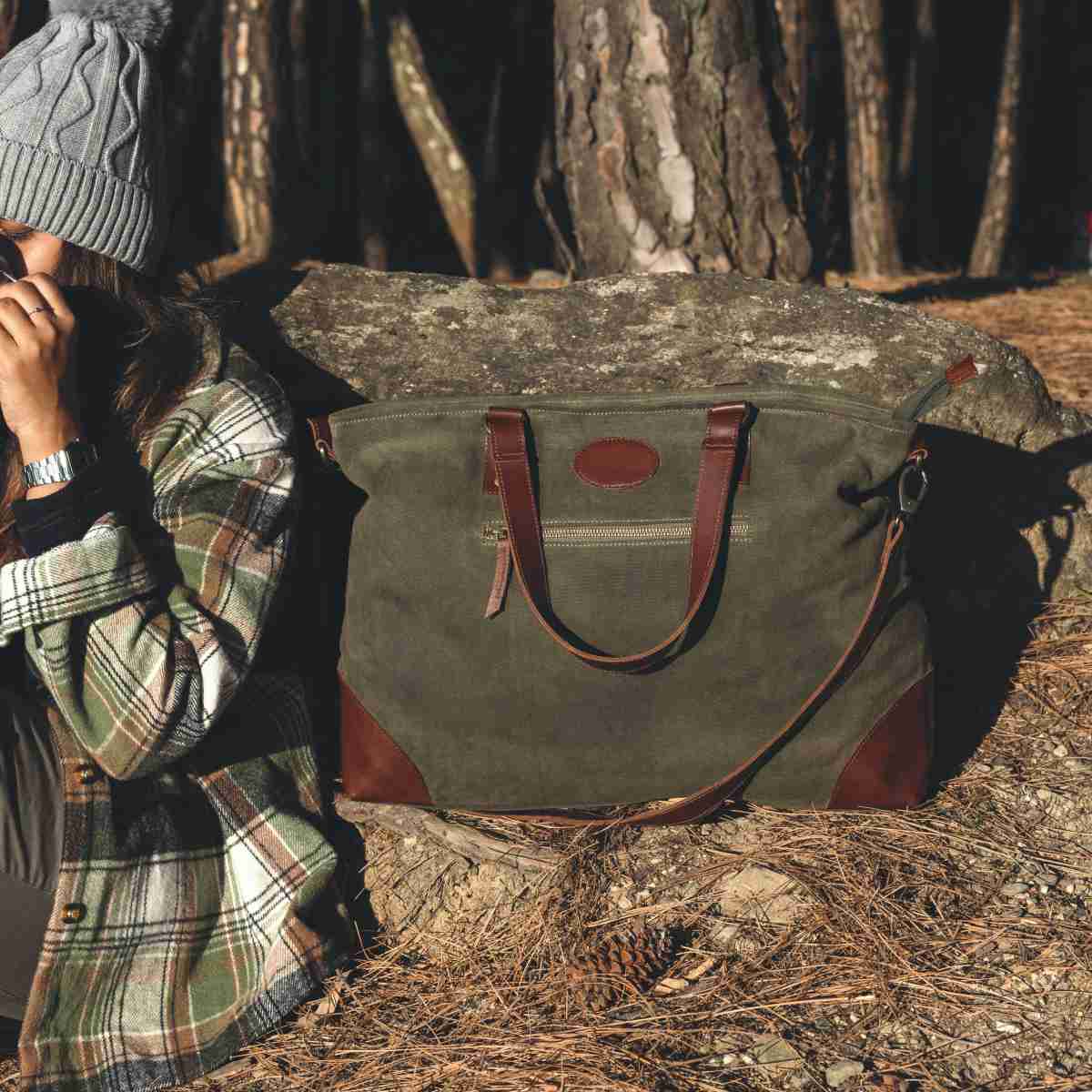 Weekender Duffel Bag – Olive