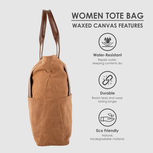 Women Tote Bag- Brown