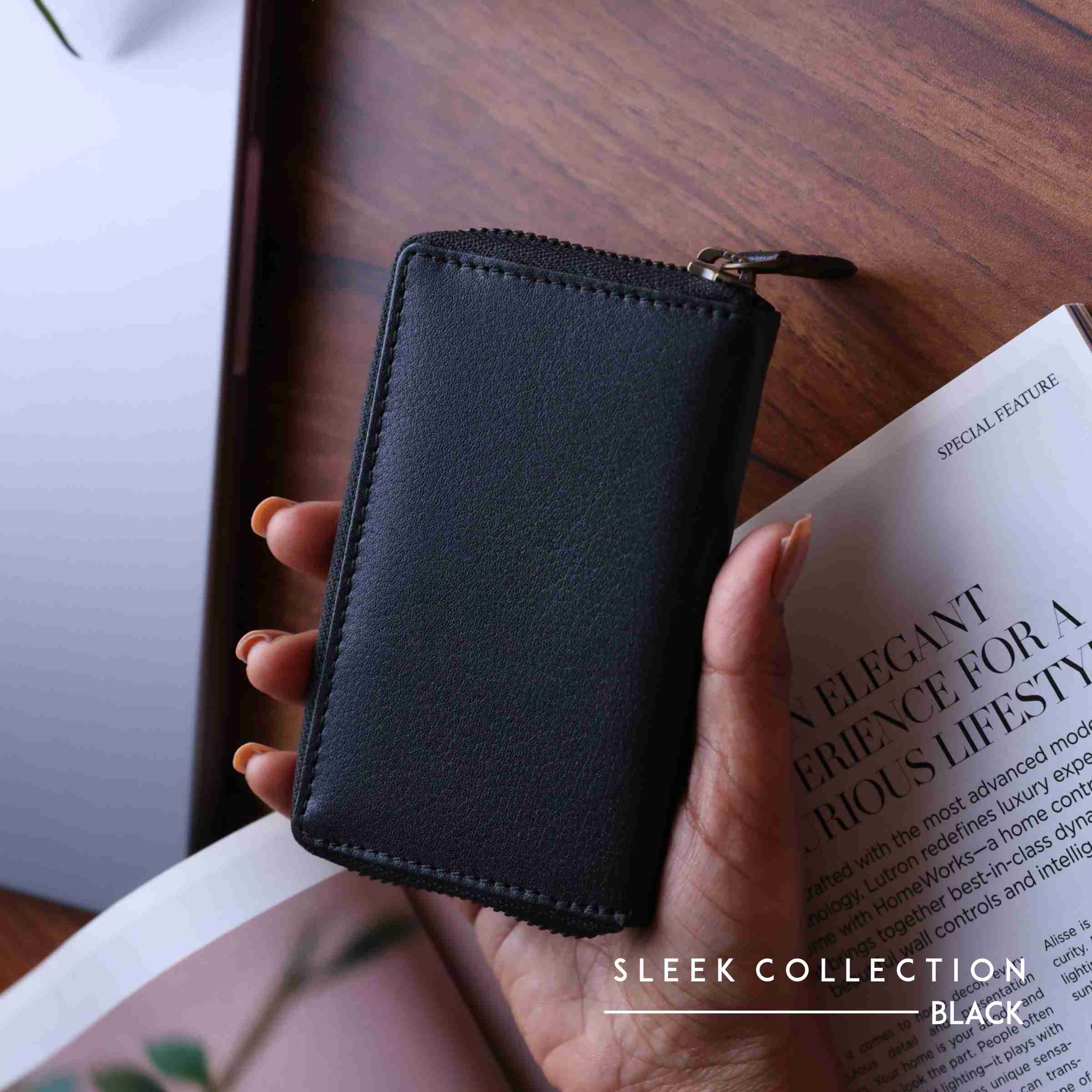 Womens Leather Wallet - The Sleek