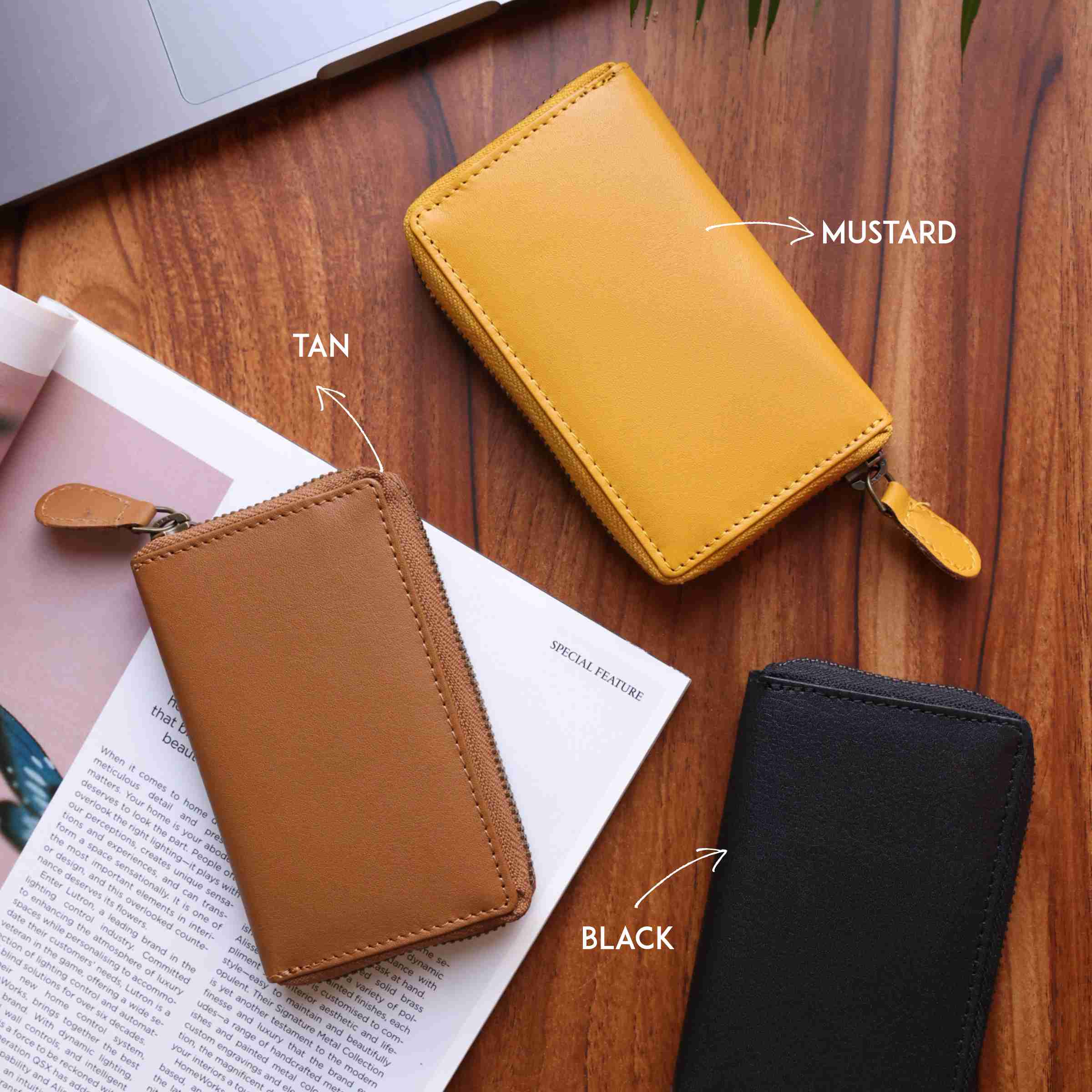 Womens Leather Wallet - The Sleek