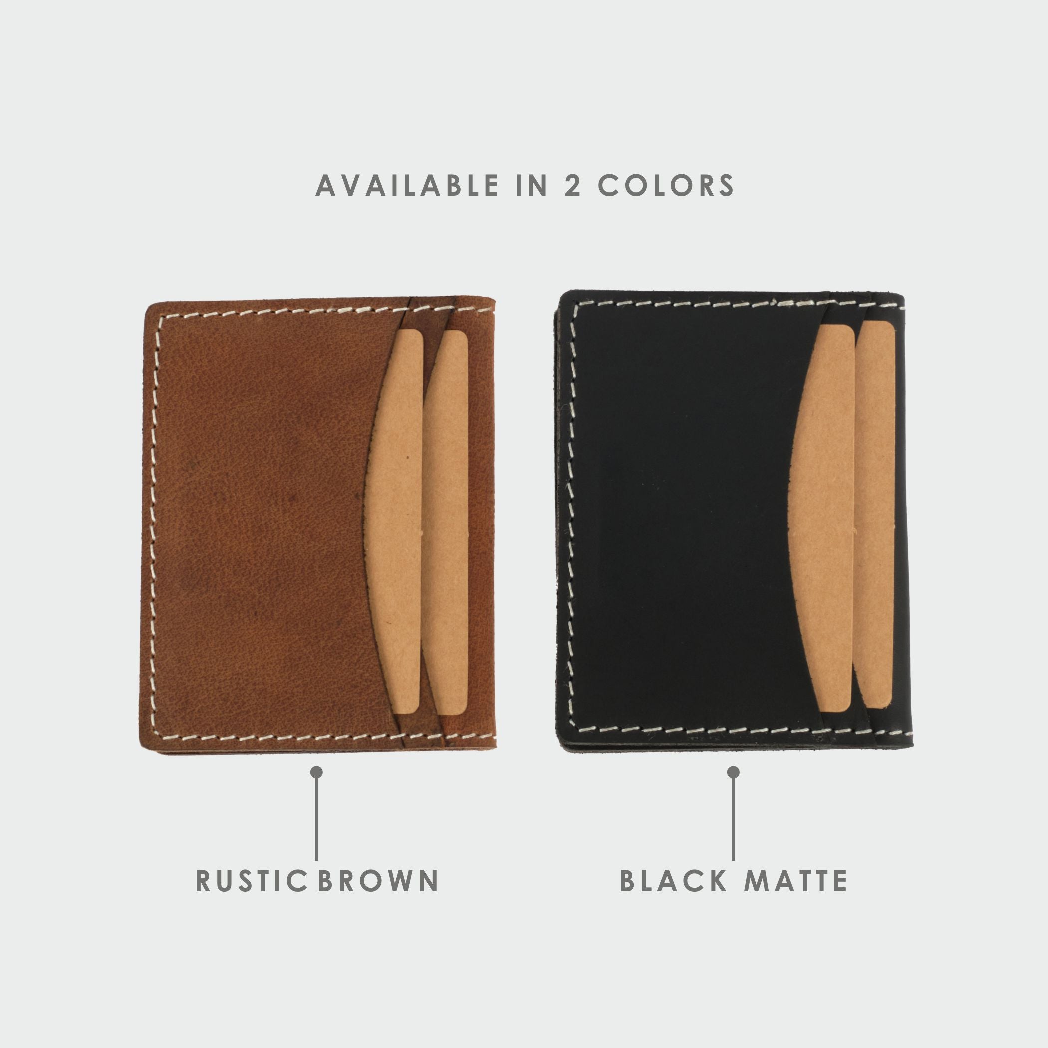 Brown Bifold Card Wallet - Dpotli