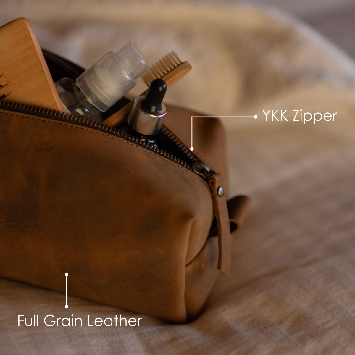 Leather Dopp Kit - Dpotli