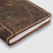 Load image into Gallery viewer, A6 Leather Art Pad- Rustic Brown - Dpotli