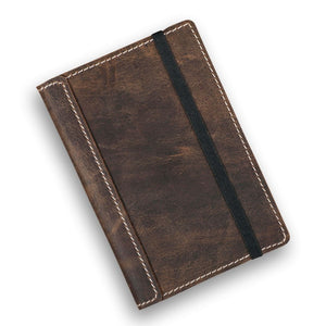 A6 Leather Art Pad- Rustic Brown - Dpotli