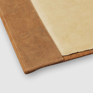 Antique Leather Journal- Elastic Closure - Dpotli