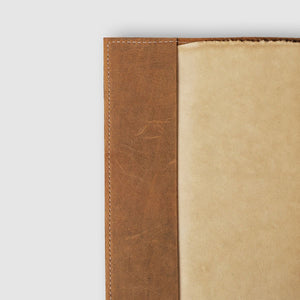 Antique Leather Journal- Elastic Closure - Dpotli