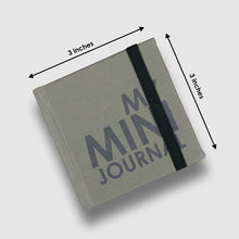 Load image into Gallery viewer, Hardbound Mini Journal- Black Paper - Dpotli