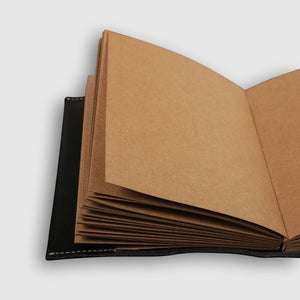 Leather Journal- Kraft Paper - Dpotli