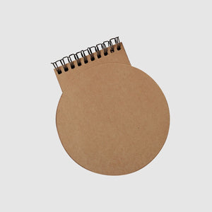 Round Art Pad- Kraft Paper - Dpotli