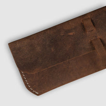 Load image into Gallery viewer, Unisex Leather Eyewear Case- Rustic Brown - Dpotli