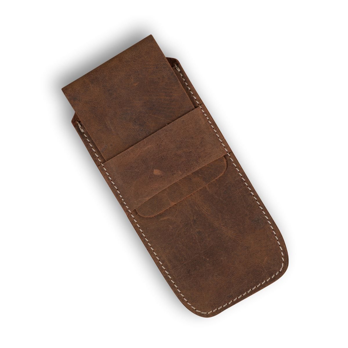 Watch & Pen Case- Rustic Brown - Dpotli