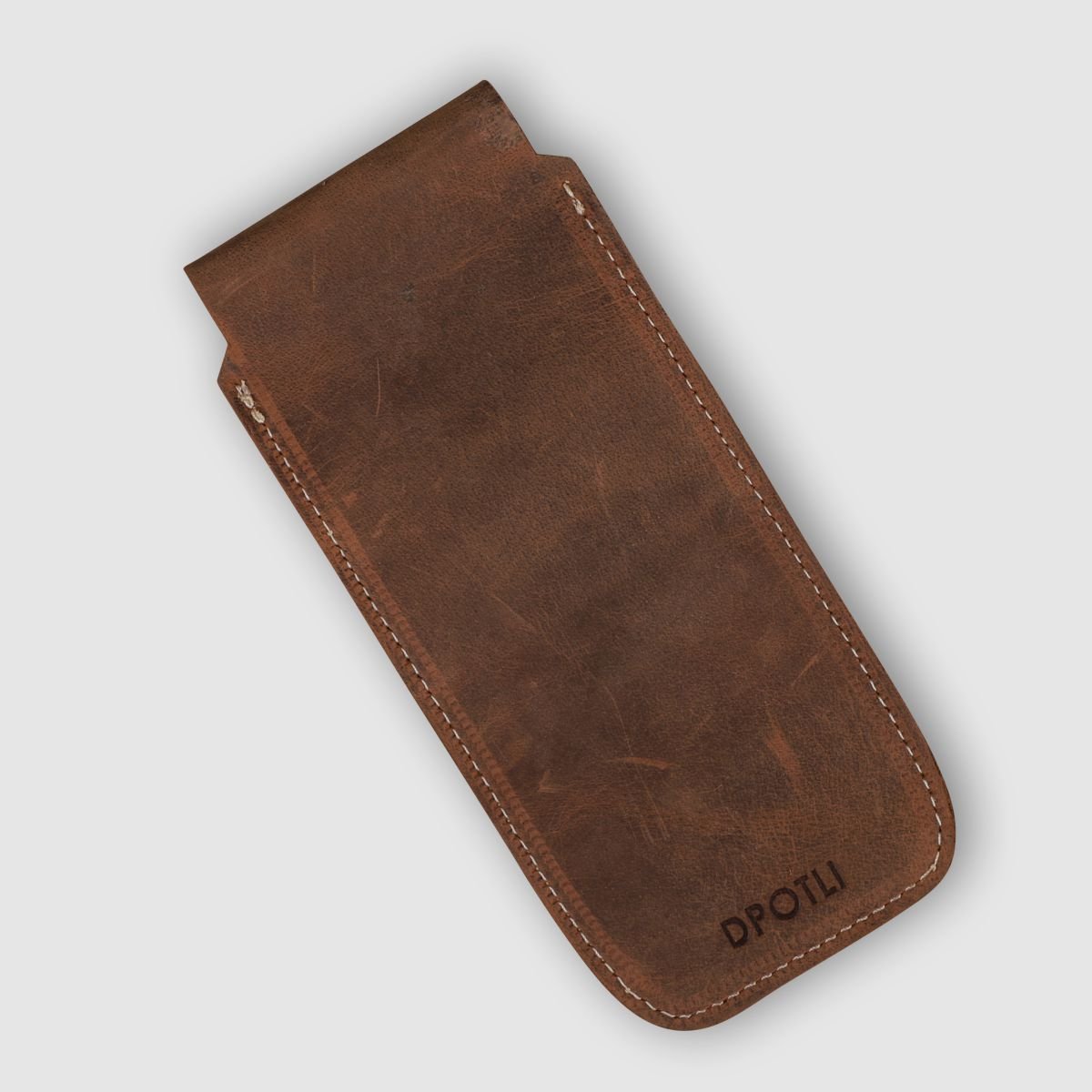 Watch & Pen Case- Rustic Brown - Dpotli